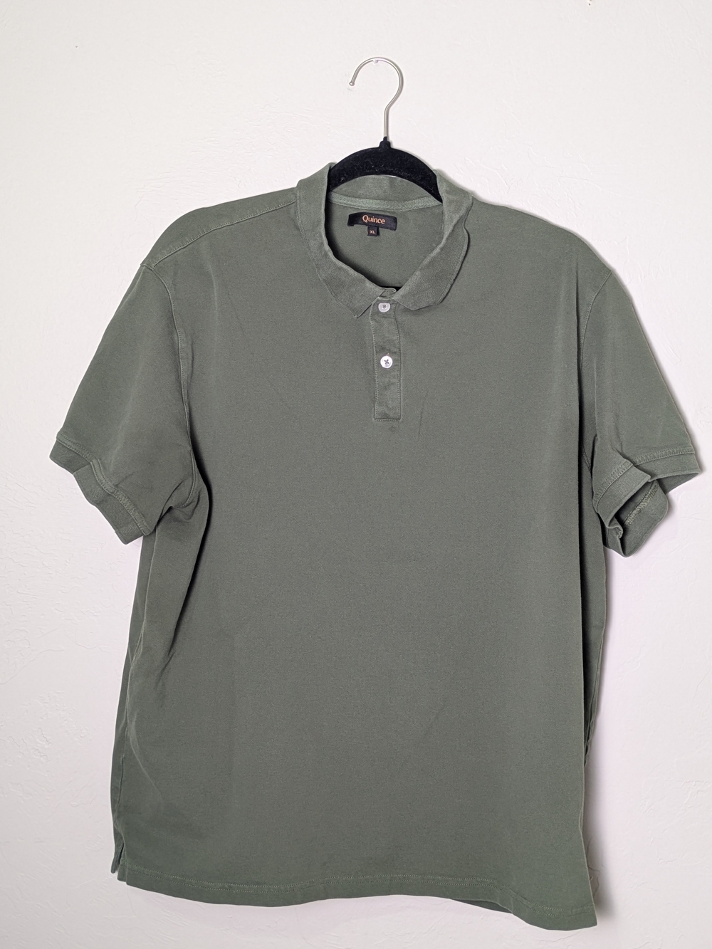 Quince Men’s Polo XL Organic Cotton Minimalist Urban Earthy Preppy Cottagecore